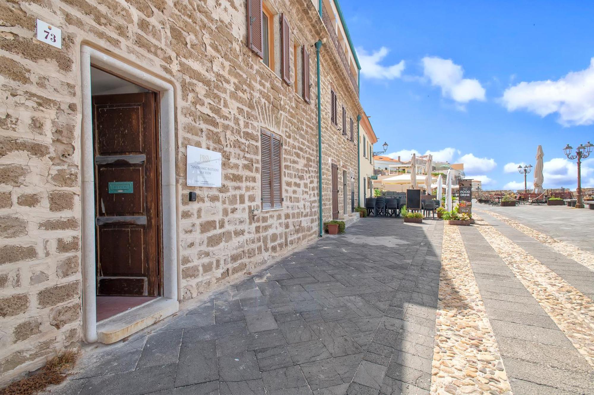 Panoramic Bastioni Sea View Apartment Alghero Exterior foto