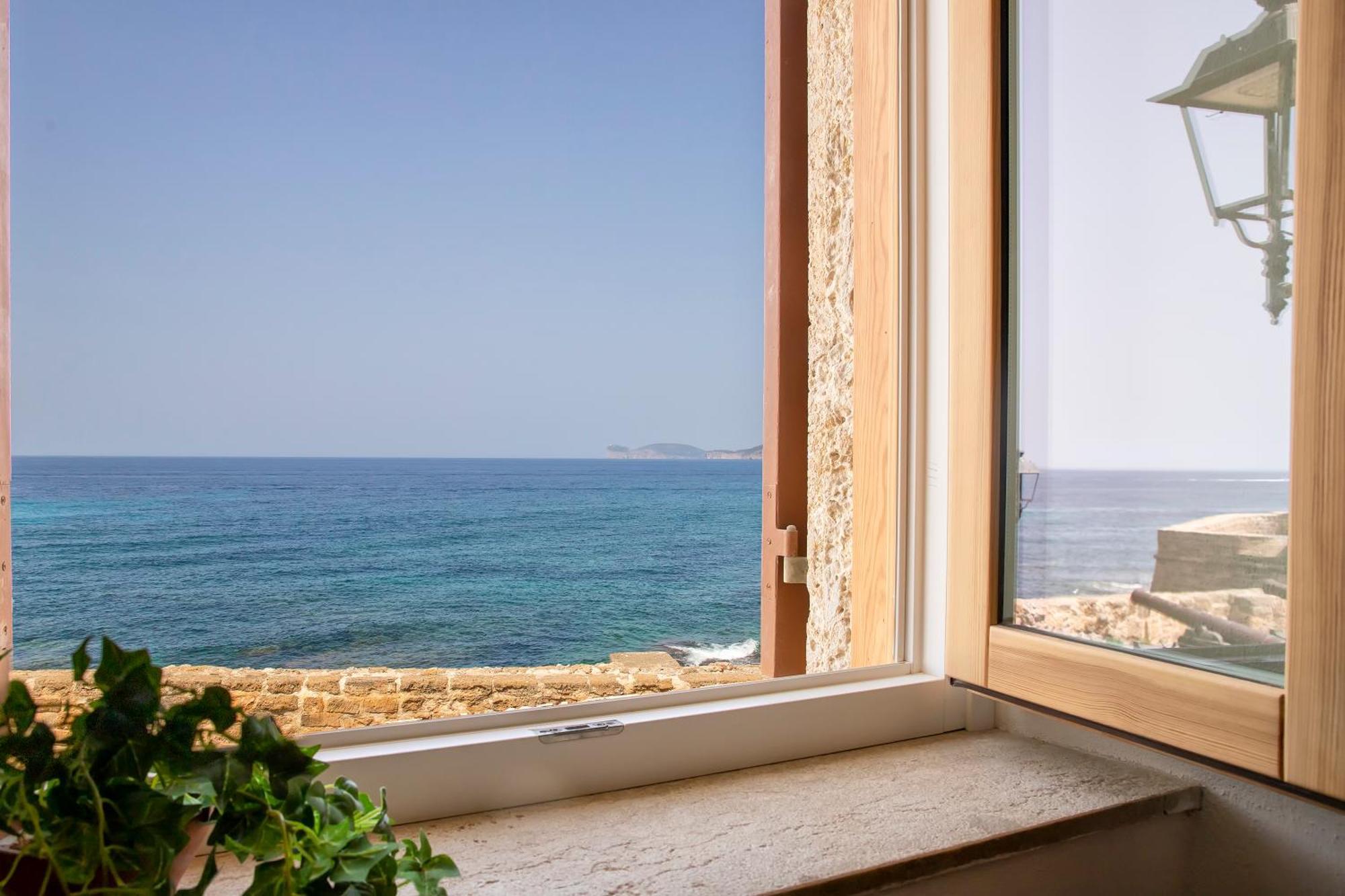 Panoramic Bastioni Sea View Apartment Alghero Cameră foto